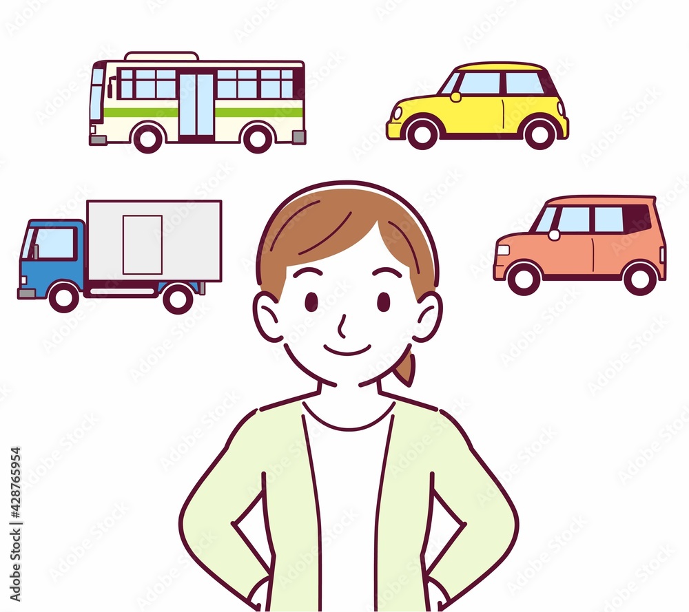 色々な交通手段を使う人