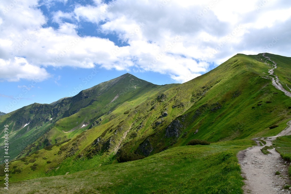 Starorobocianski Wierch, Tatry Zachodnie, TPN, góry, wiosna, lato, Szczyty Tatr