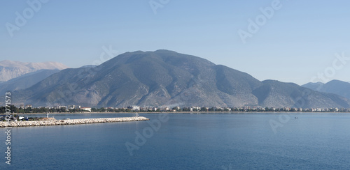  View of the city and port Finike Marina © Aleksandr