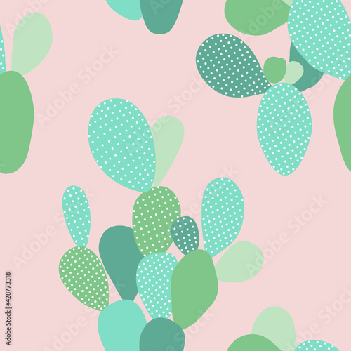 cactus seamless pattern 