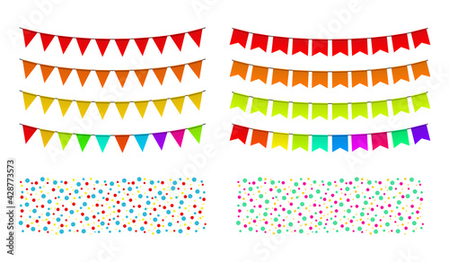 party flag banner icon