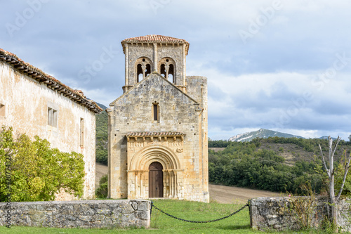 Scenic view of the famous San Pedro De Tejada in Burgos, Spain