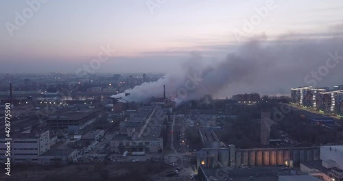 Nevskaya Manufactura is on fire