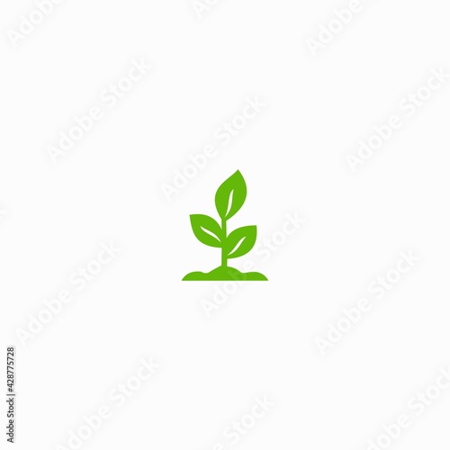 Logos of green leaf ecology nature element vector icon  © Vena hwang