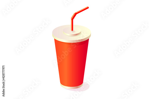 juice illustration isolated on white background