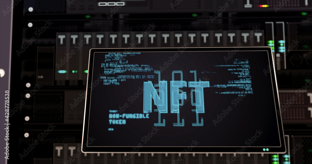 NFT Crypto Art symbols illustration NFT Crypto Art symbols illustration