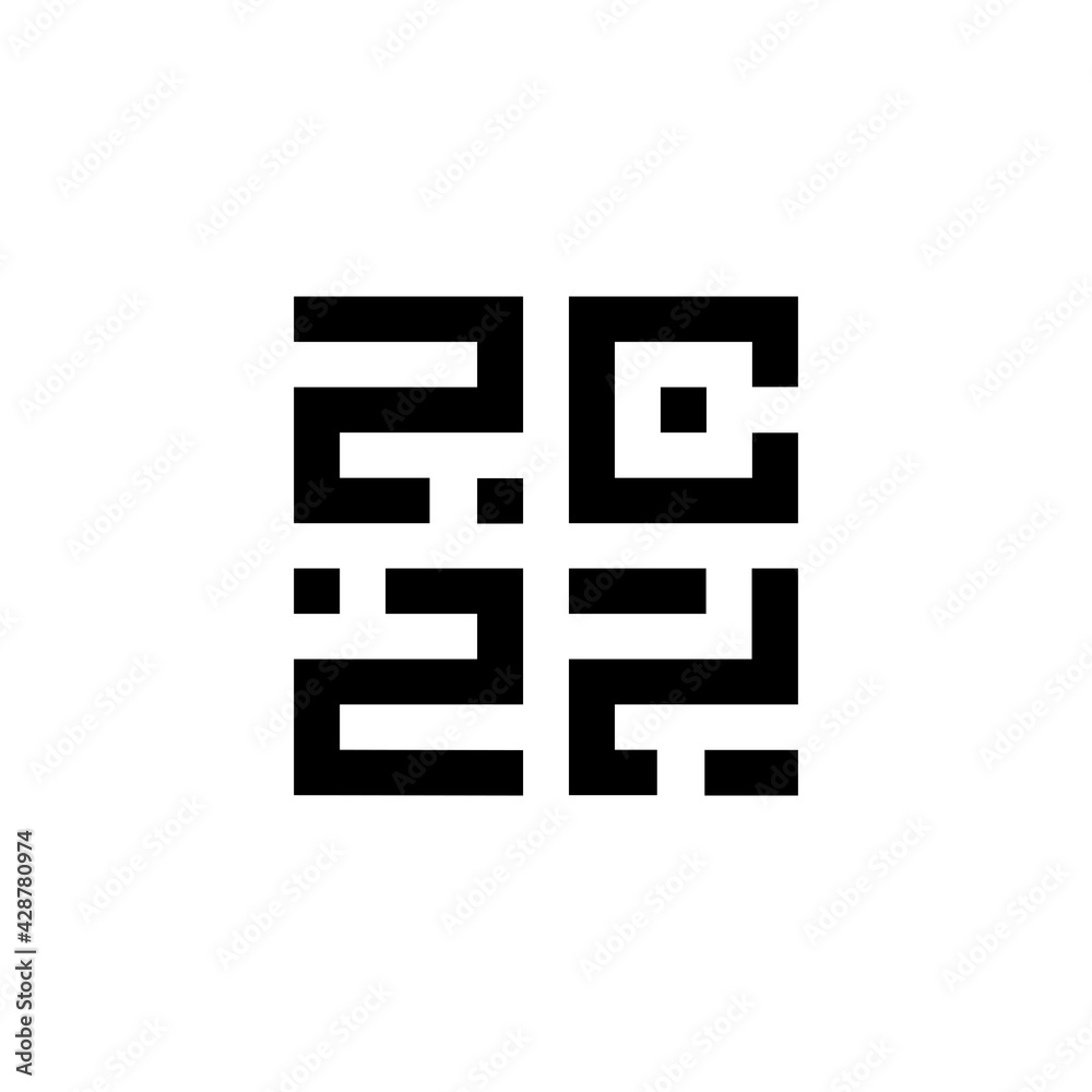 Happy New Year 2020 logo text design. Vector modern geometric minimalistic text with black numbers. Isolated on white background. Concept design. The Year Of The White Metal Bull. Happy New Year 2020 logo text design. Vector modern geometric minimalistic text with black numbers. Isolated on white background. Concept design. The Year Of The White Metal Bull.