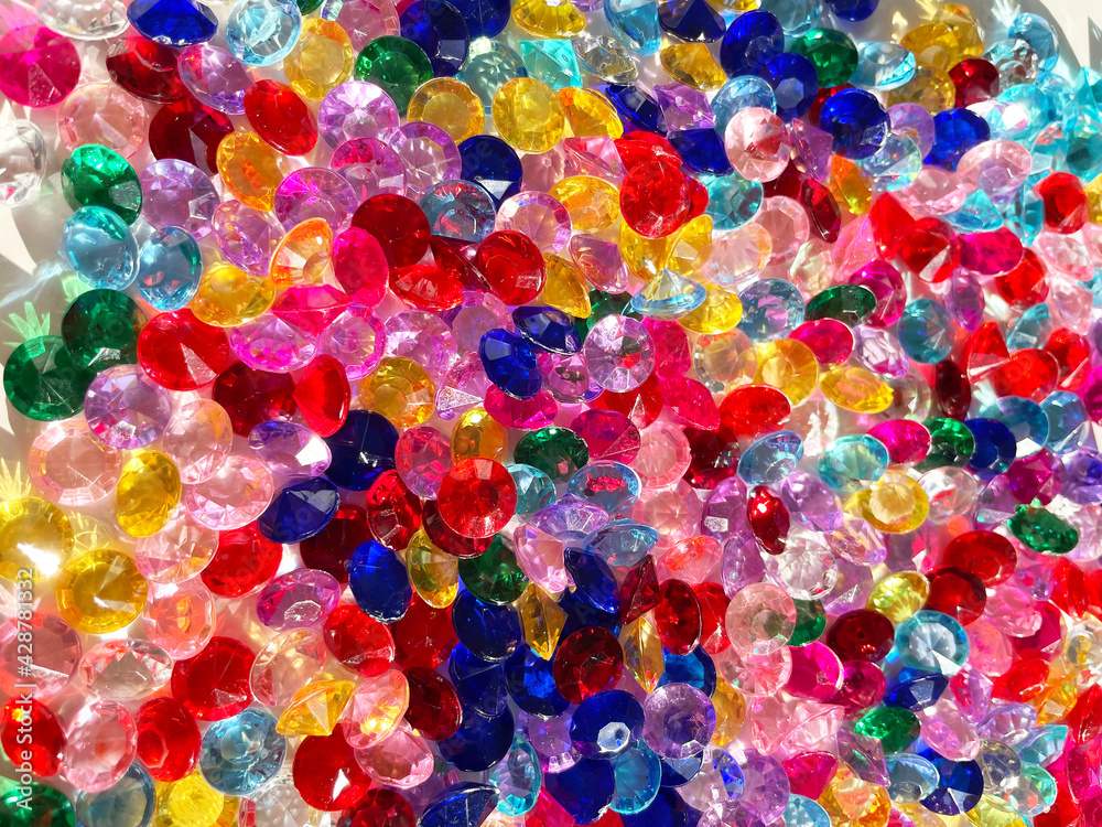 beautiful background of many colored crystals beautiful background of many colored crystals
