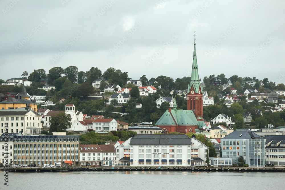 view of the old town Arendal