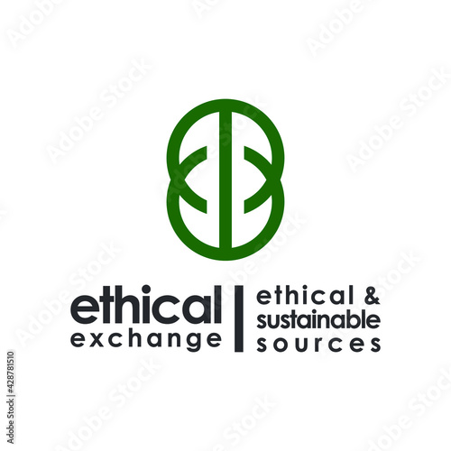 letter ee logo design