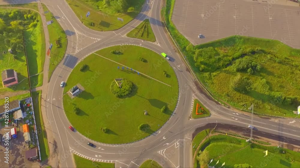 Top view of the ring road