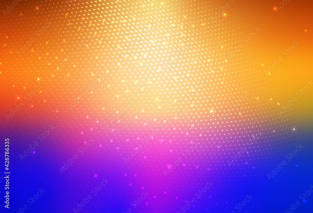 Light Blue, Yellow vector Blurred bubbles on abstract background with colorful gradient. Light Blue, Yellow vector Blurred bubbles on abstract background with colorful gradient.