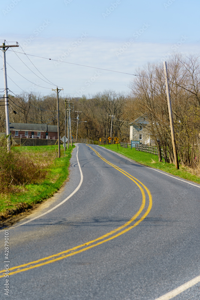 Rural Chester County Road