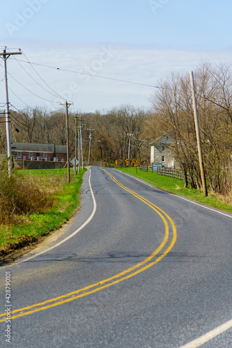 Rural Chester County Road © George Sheldon