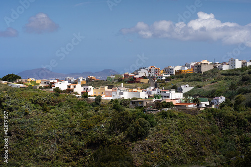 The Beautiful small Town Moya on Gran Canaria and the Nature sorrounding it © dennis_krumm_