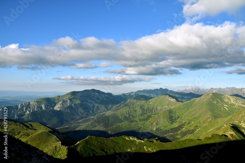 Siwa przelecz i Gaborowa Przelecz, Tatry Zachodnie, TPN, góry, Szczyty Tatr, w Dolinie Koscieliskiej photo