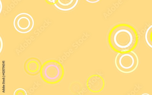 Light Green, Red vector background with spots.