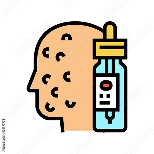 chemical peels for acne color icon vector. chemical peels for acne sign. isolated symbol illustration