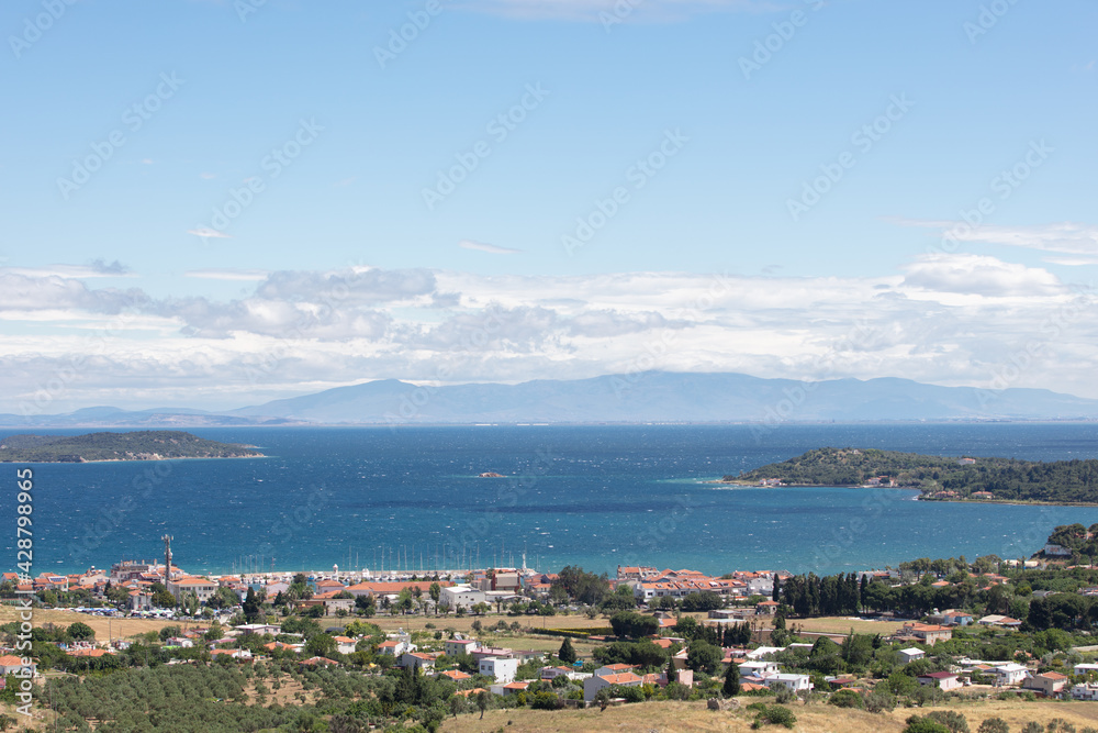 Panoramic view of Urla, Izmir province, Turkey