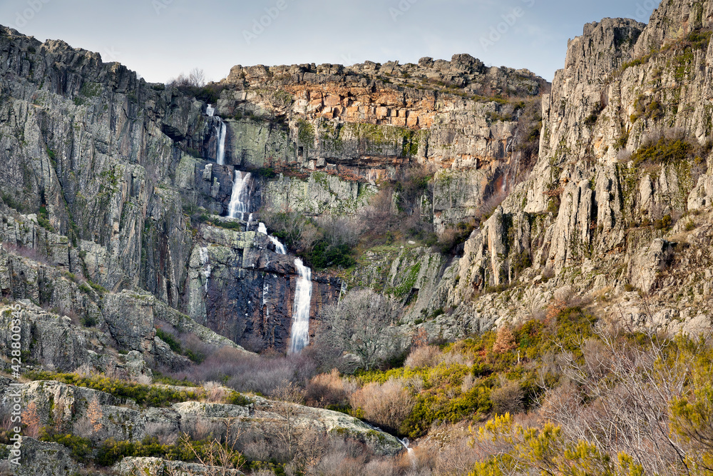 Chorrera de Despeñalagua. Guadalajara. España. Europa