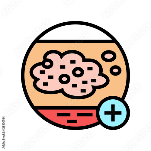 psoriasis clinic color icon vector. psoriasis clinic sign. isolated symbol illustration