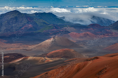 Haleakala Hawaje Szczyt wulkanu