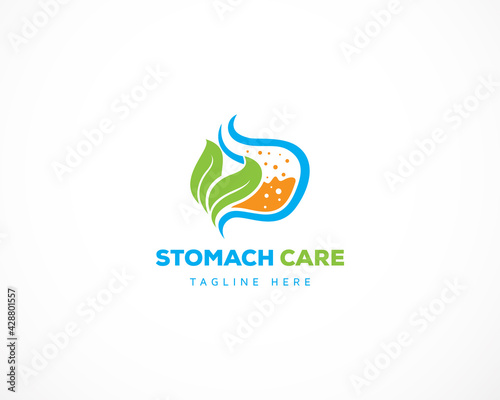 Stomach care logo designs concept vector  Stomach logo designs template
