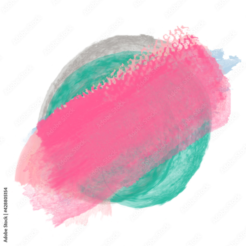 Fototapeta premium Abstract Watercolor on white background