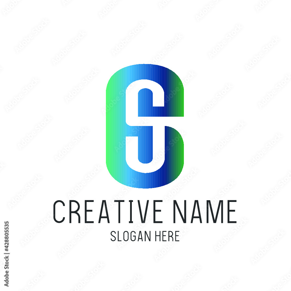 Vector Letter G S Logo Vector Letter G S Logo