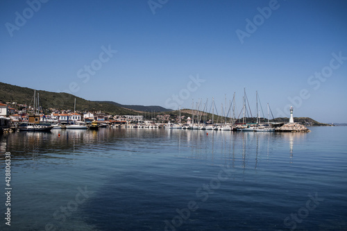 Harbour view in Iskele, Urla. Urla is populer fishing old town in Izmir © ercan senkaya