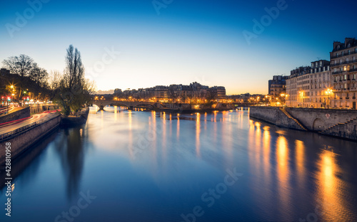 Canvas Print Île Saint-Louis Paris, France