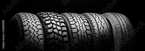 tires for crossovers and SUVs. Off-road tires photo