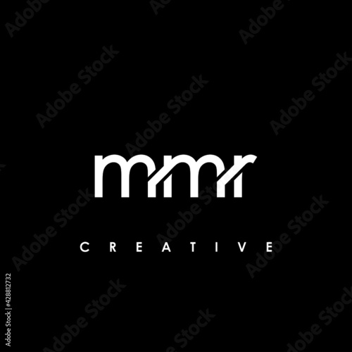 MMR Letter Initial Logo Design Template Vector Illustration photo