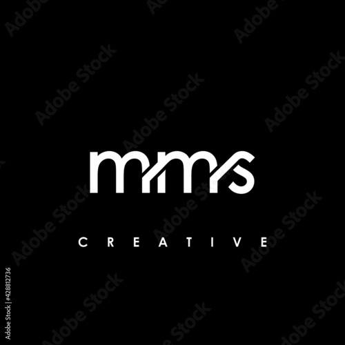 MMS Letter Initial Logo Design Template Vector Illustration photo