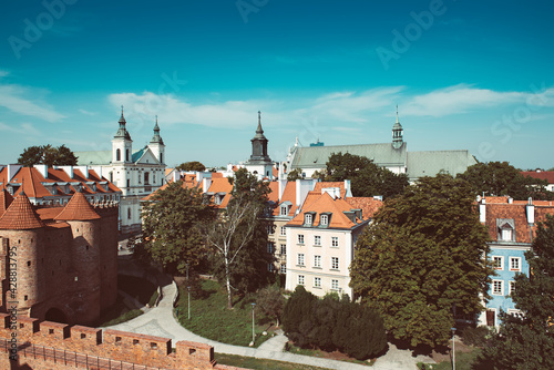 Barbacan in Warsaw photo