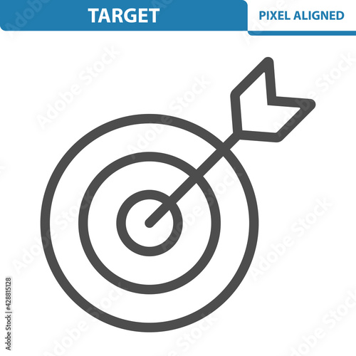 Target, Arrow, Bullseye Icon