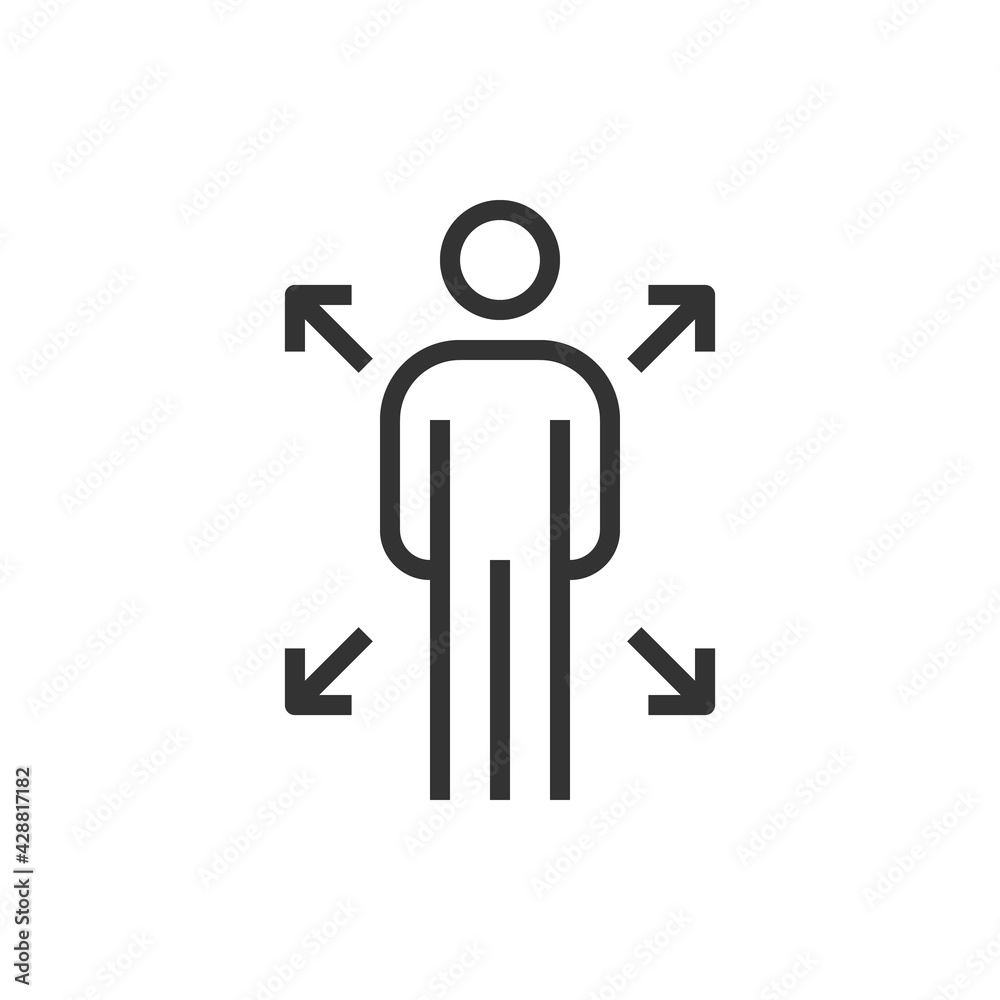 people group team work icon line business vector people group team work icon line business vector