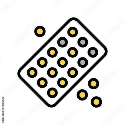 drug homeopathy package color icon vector. drug homeopathy package sign. isolated symbol illustration