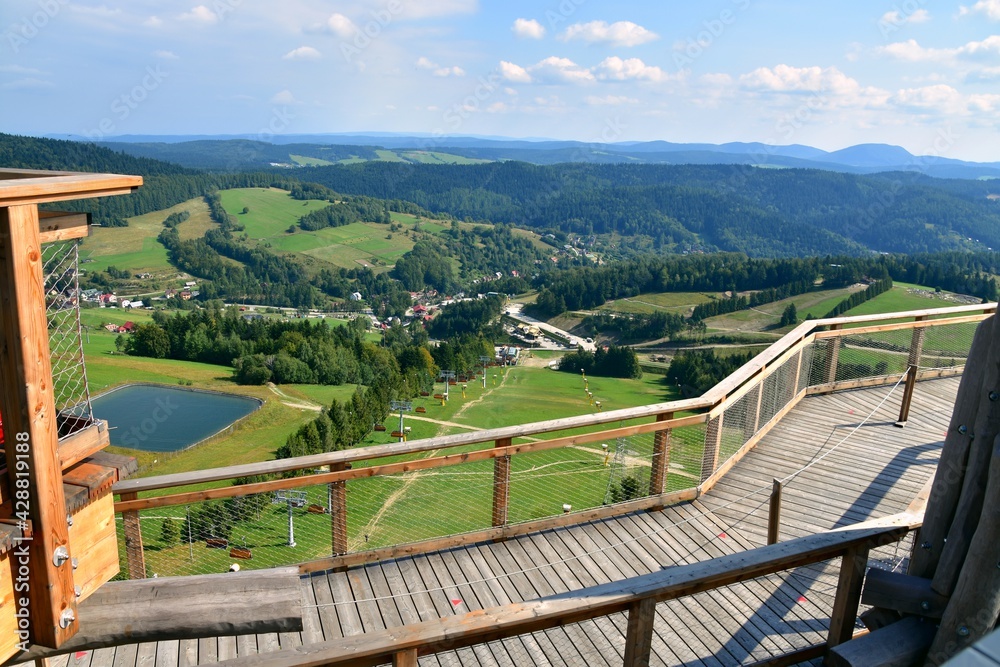 Wieża Widokowa, Krynica Zdrój, Słotwiny,