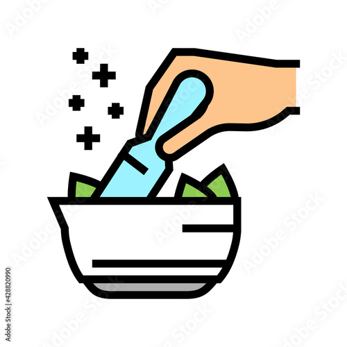 preparing natural homeopathy drug color icon vector. preparing natural homeopathy drug sign. isolated symbol illustration