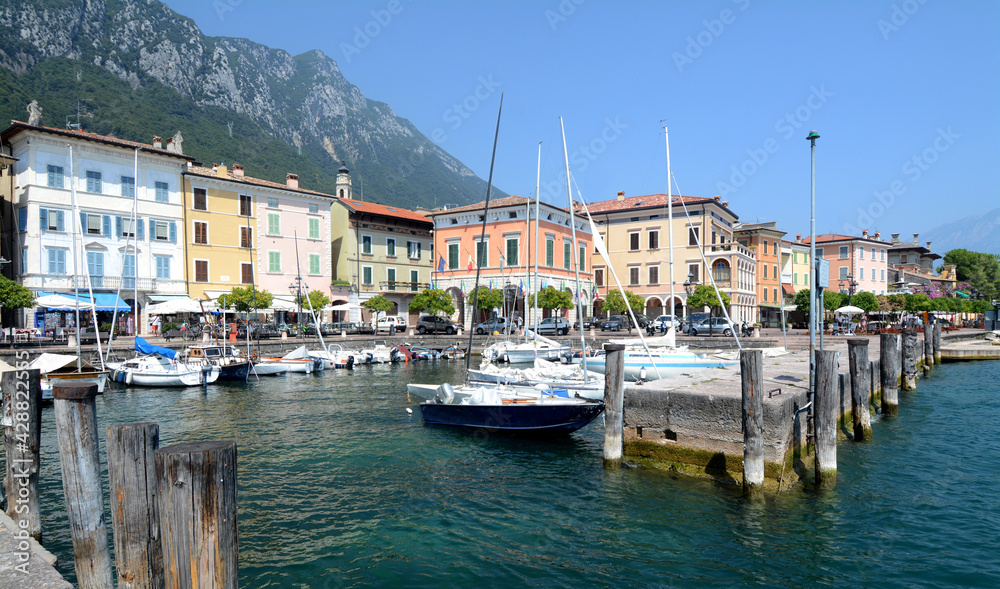 Lake Garda is the largest lake in Italy in Veneto near Verona. Beautiful and mild place for holidays. Here the village of Gargnano