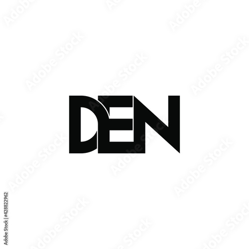 den letter original monogram logo design