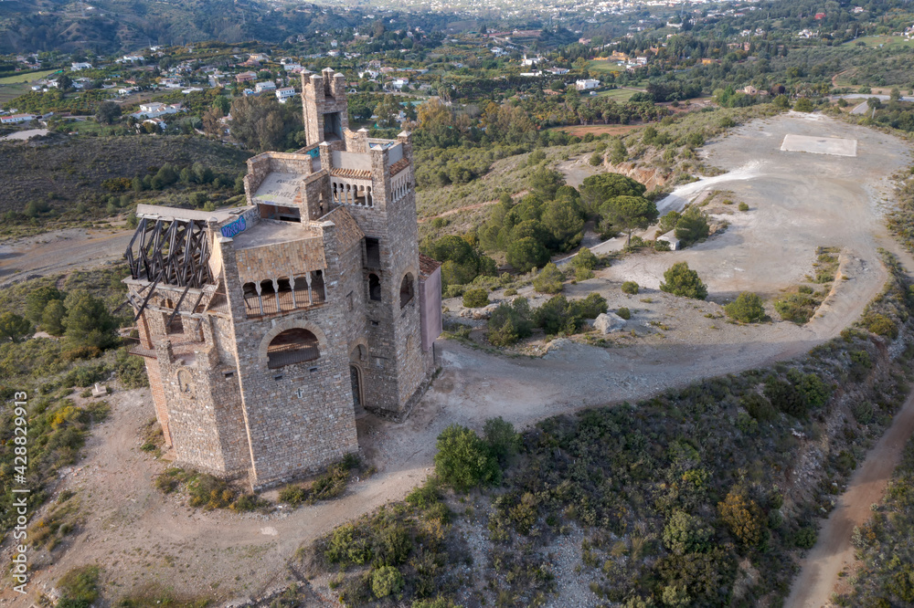 Castillo de la Mota en Alhaurín el Grande en la provincia de Málaga, España