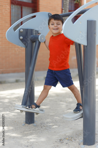 Little hispanic boy