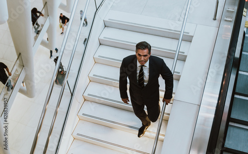 Successful business man in New york city, portraits and lifestyle