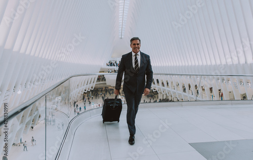 Successful business man in New york city, portraits and lifestyle