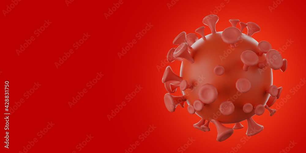 3D Render Red viral Frame Leave a place to put text with copy space , DNA background and RNA Viruses, Corona Virus, Covid 19-NCP. Coronavirus nCoV isolated on Red background. 3d illustration. 3D Render Red viral Frame Leave a place to put text with copy space , DNA background and RNA Viruses, Corona Virus, Covid 19-NCP. Coronavirus nCoV isolated on Red background. 3d illustration.
