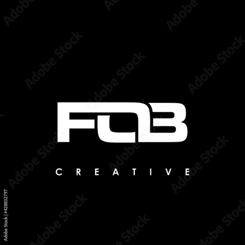 FOB Letter Initial Logo Design Template Vector Illustration