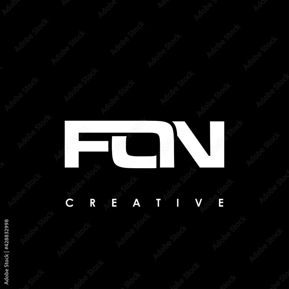 FON Letter Initial Logo Design Template Vector Illustration