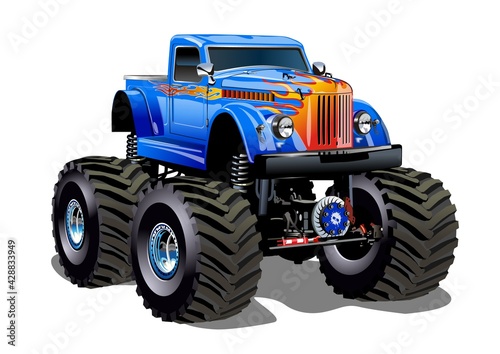 Cartoon Monster Truck